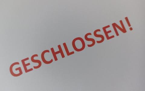 geschlossen